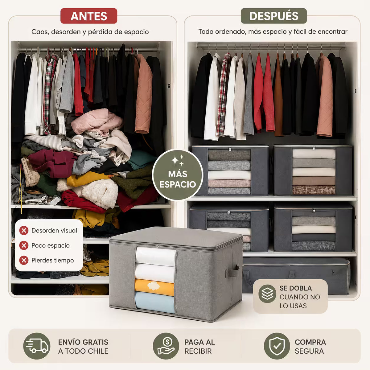 Organizador De Cubrelechos