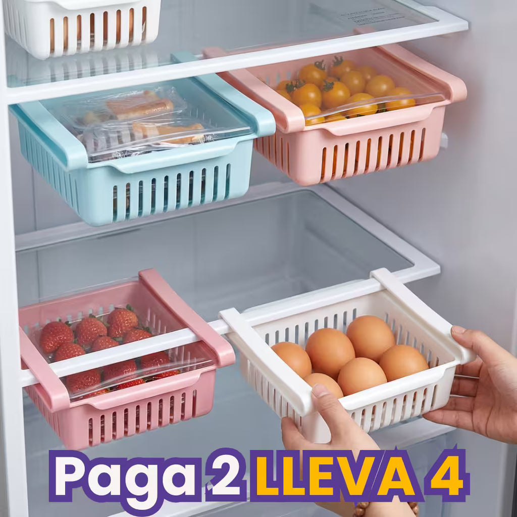 ORGANIZADOR DE NEVERA SET X 4