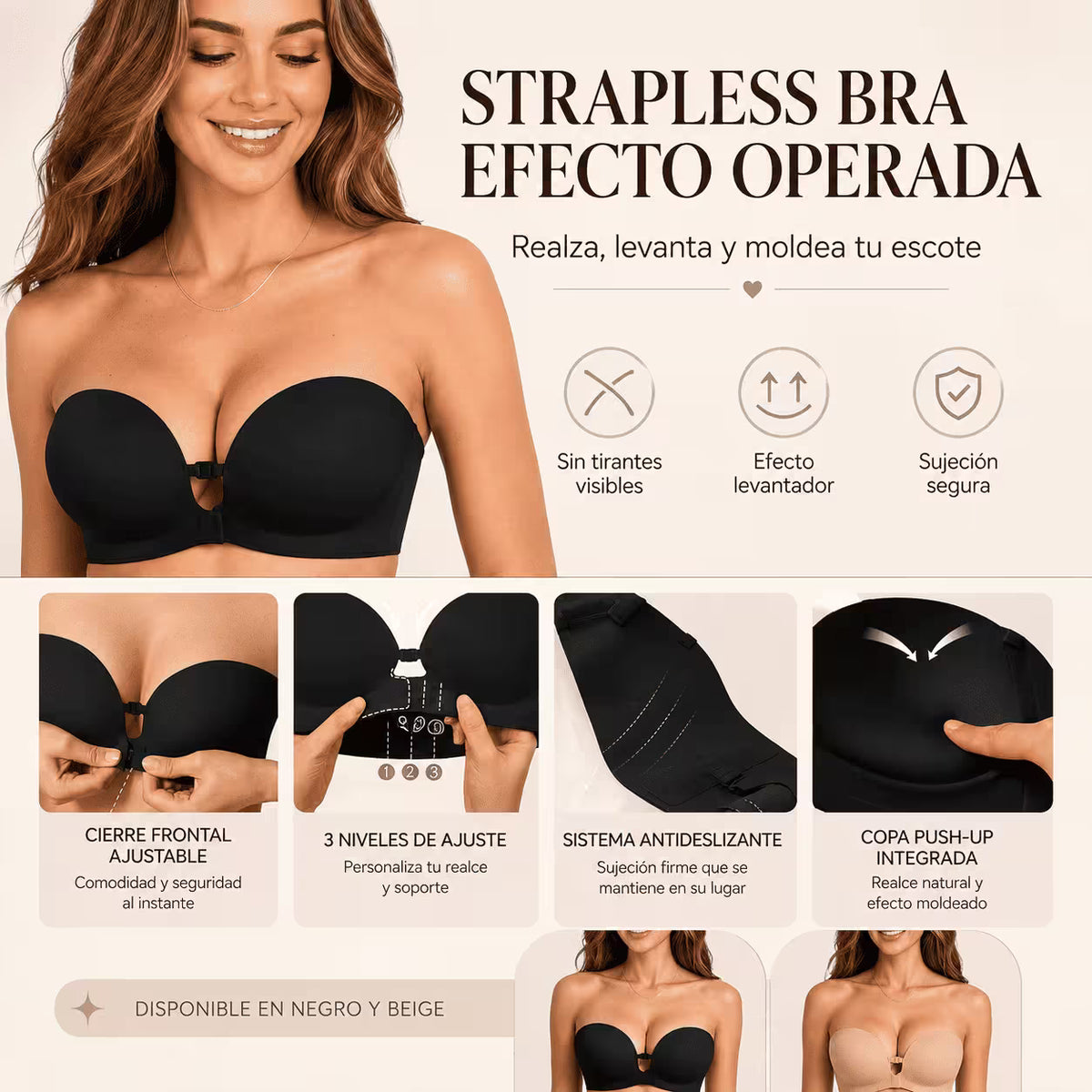 Brasier Staple Push UP V