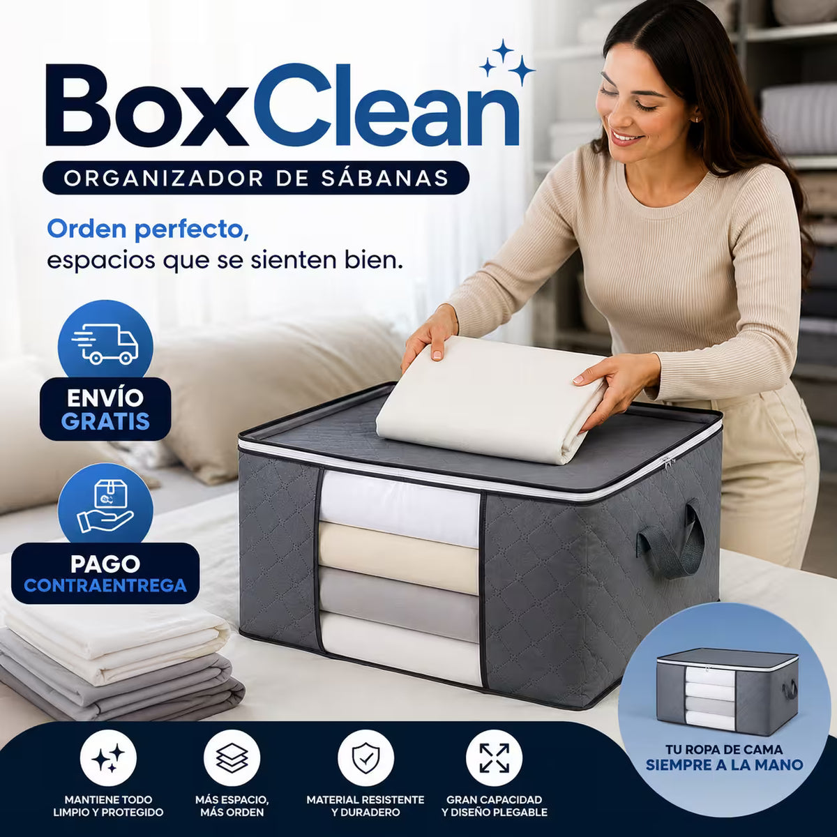 Organizador De Cubrelechos