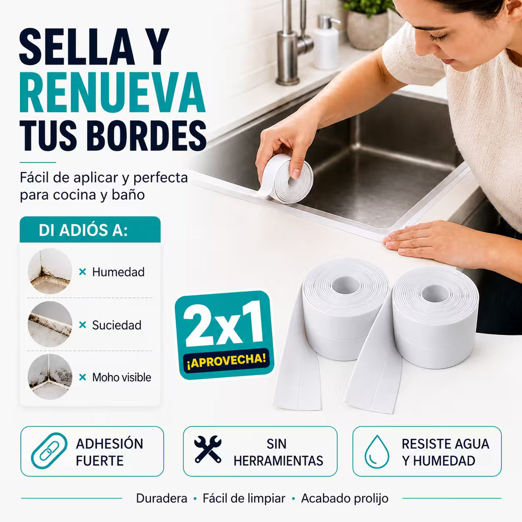 Combo Cinta Humedad 3,2Metros + 5 Metros
