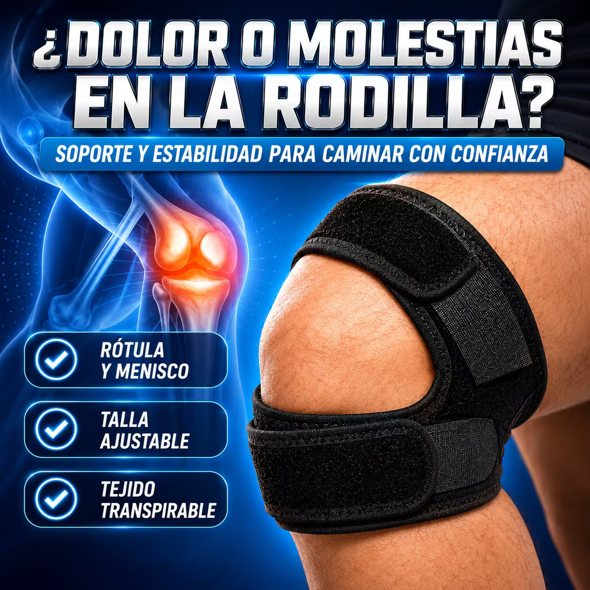 Correa Soporte De Rodilla