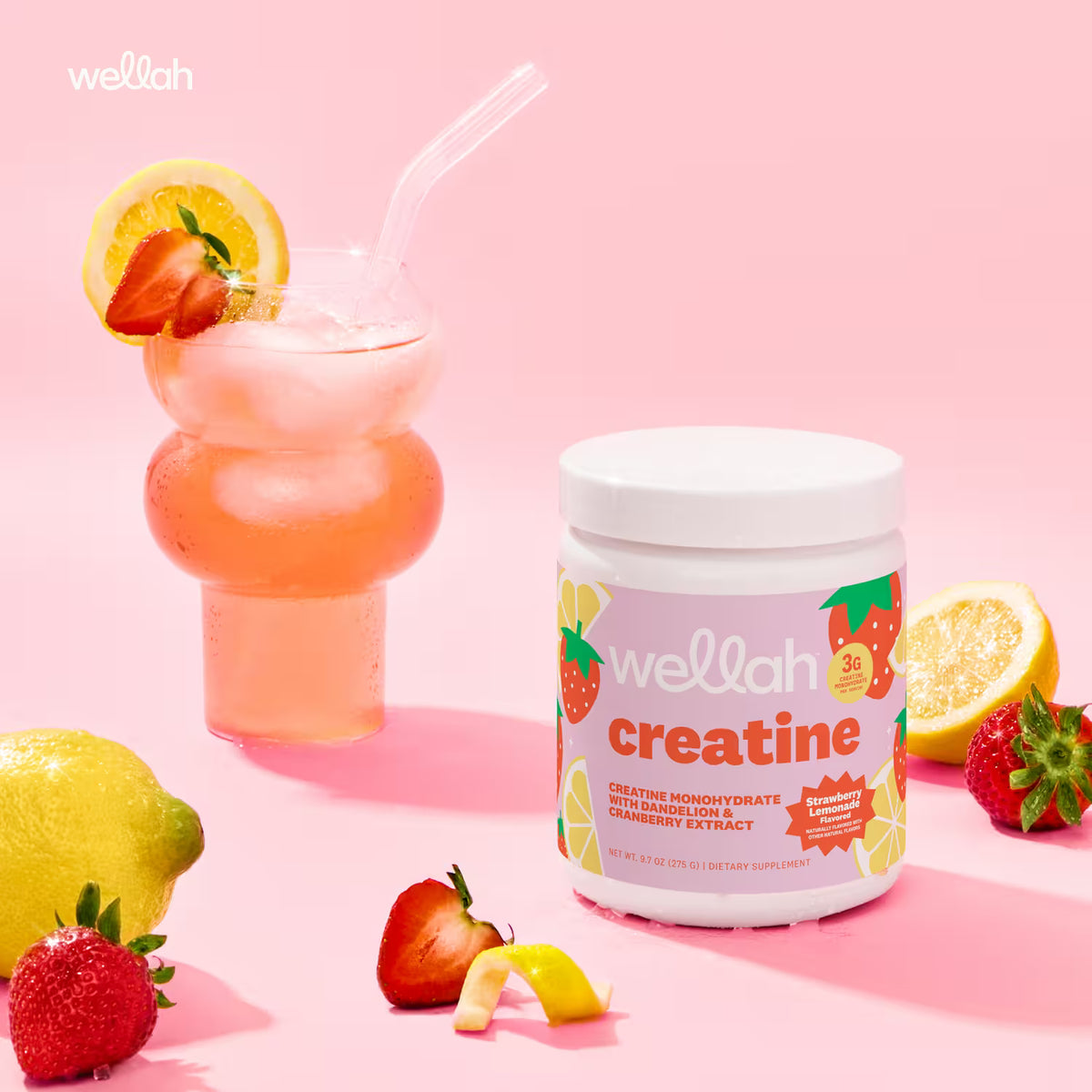 Wellah Creatine + Hydration Limon