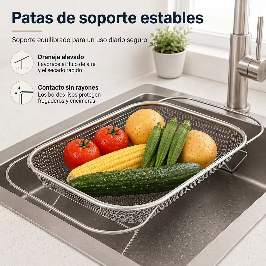 ESCURRIDOR DE ACERO