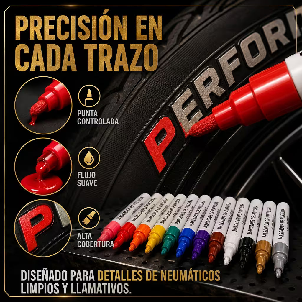 Marcador para llantas