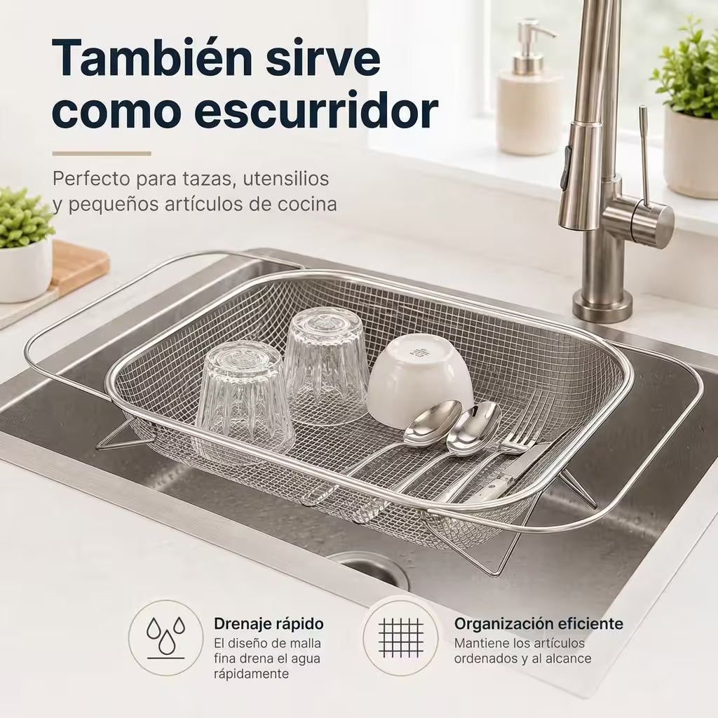 ESCURRIDOR DE ACERO