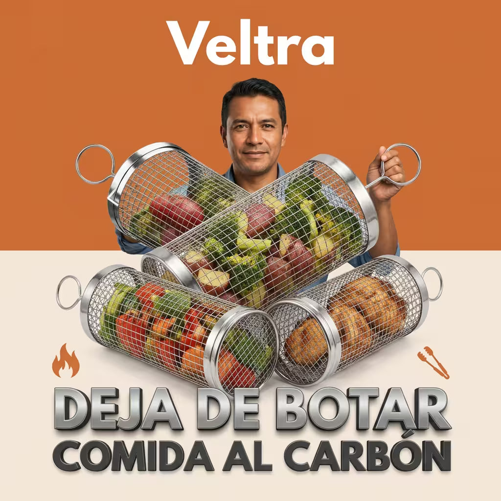 Kit parrillas cilindricas para asados