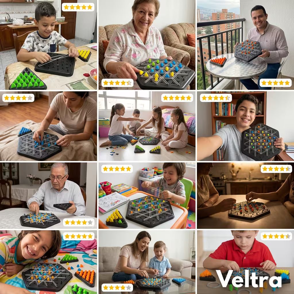 Juego De Mesa Ajedrez Triangular