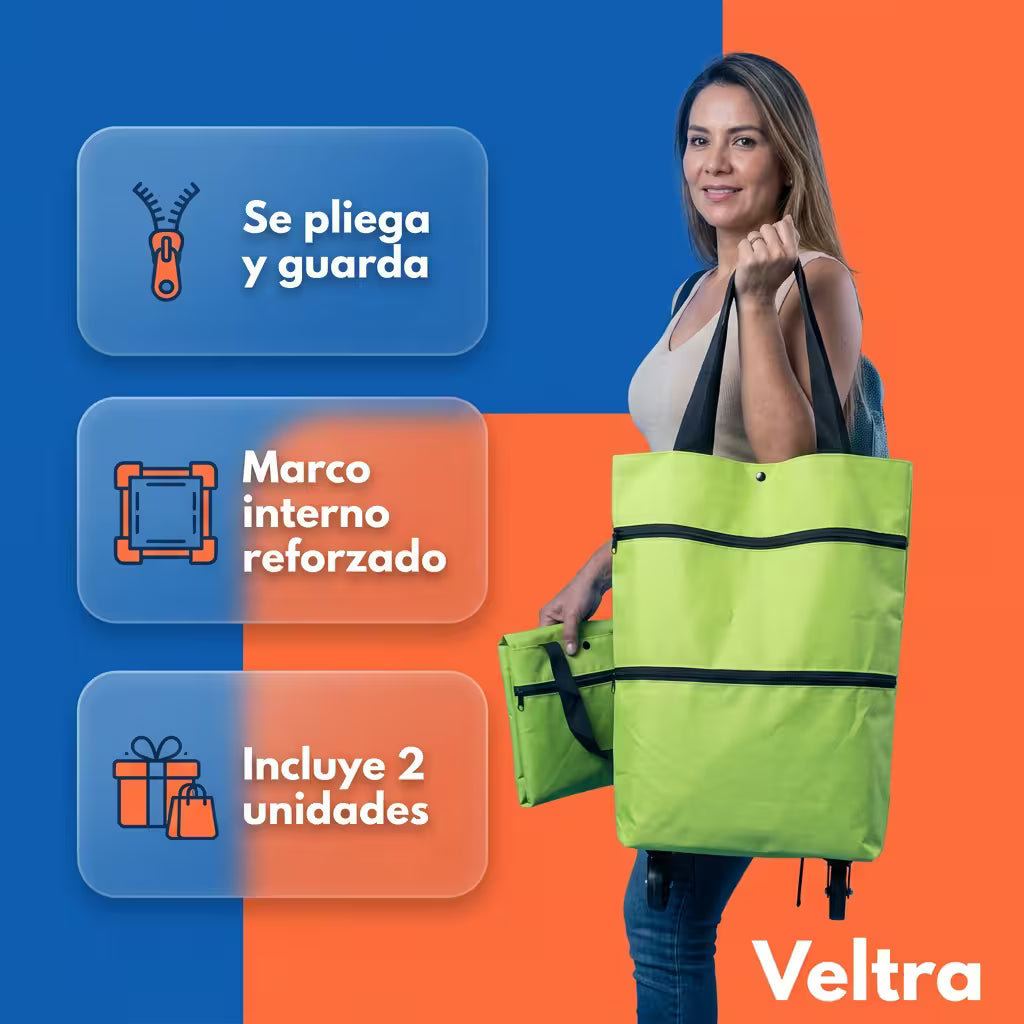 Bolsa De Mercado Plegable