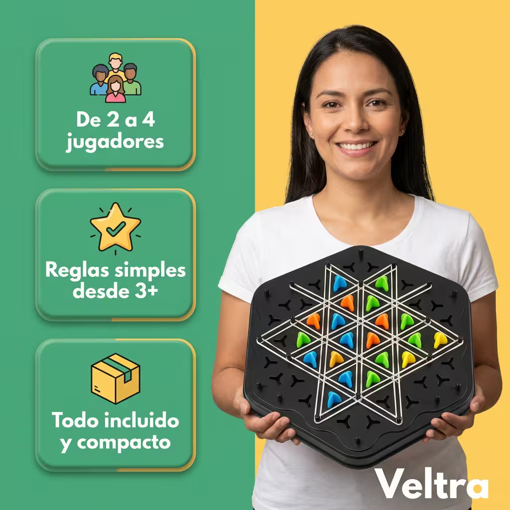 Juego De Mesa Ajedrez Triangular