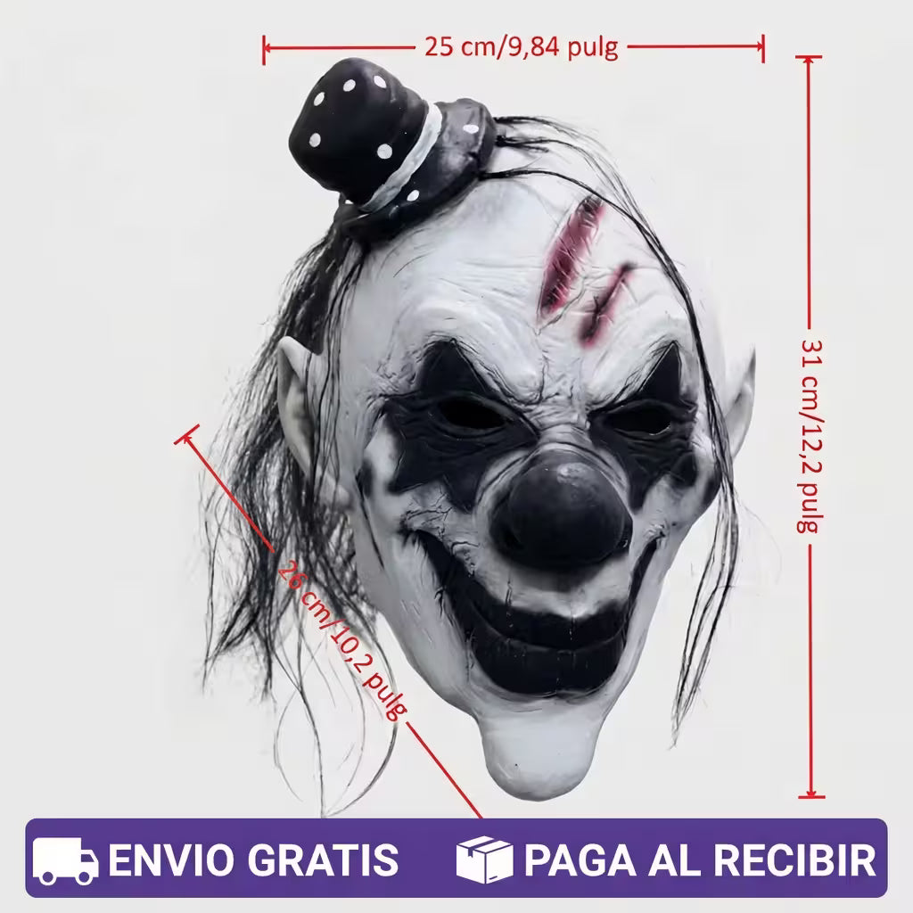 Payaso Sombrero Ojos de Estrella