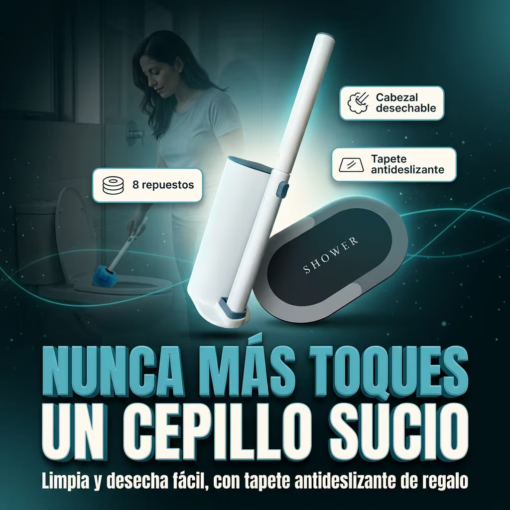 Cepillo Baño desechable + Tapete antideslizante GRATIS