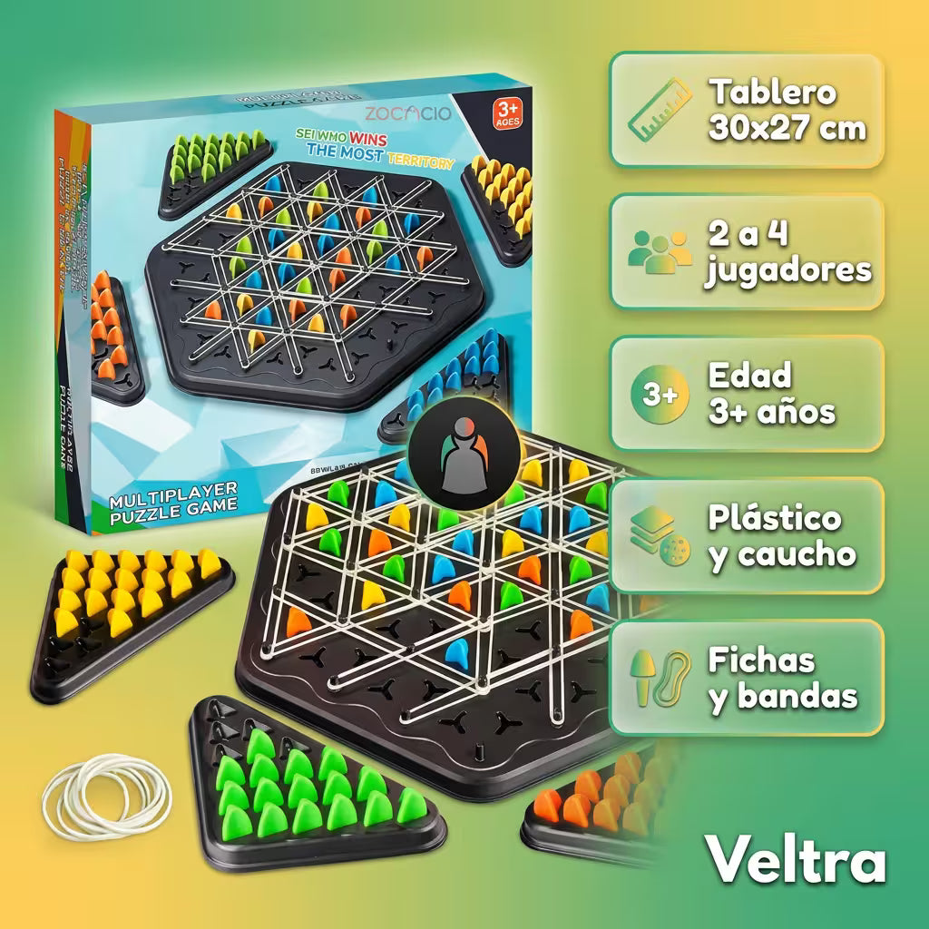 Juego De Mesa Ajedrez Triangular