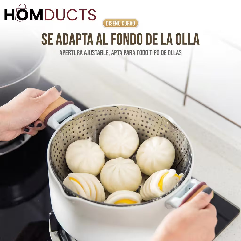 SOPORTE AL VAPOR, CESTA DE FRUTAS