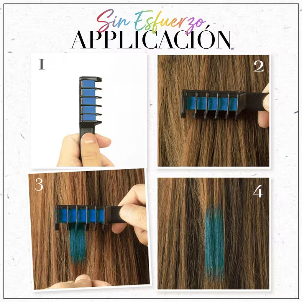 peines color para cabello Temporal