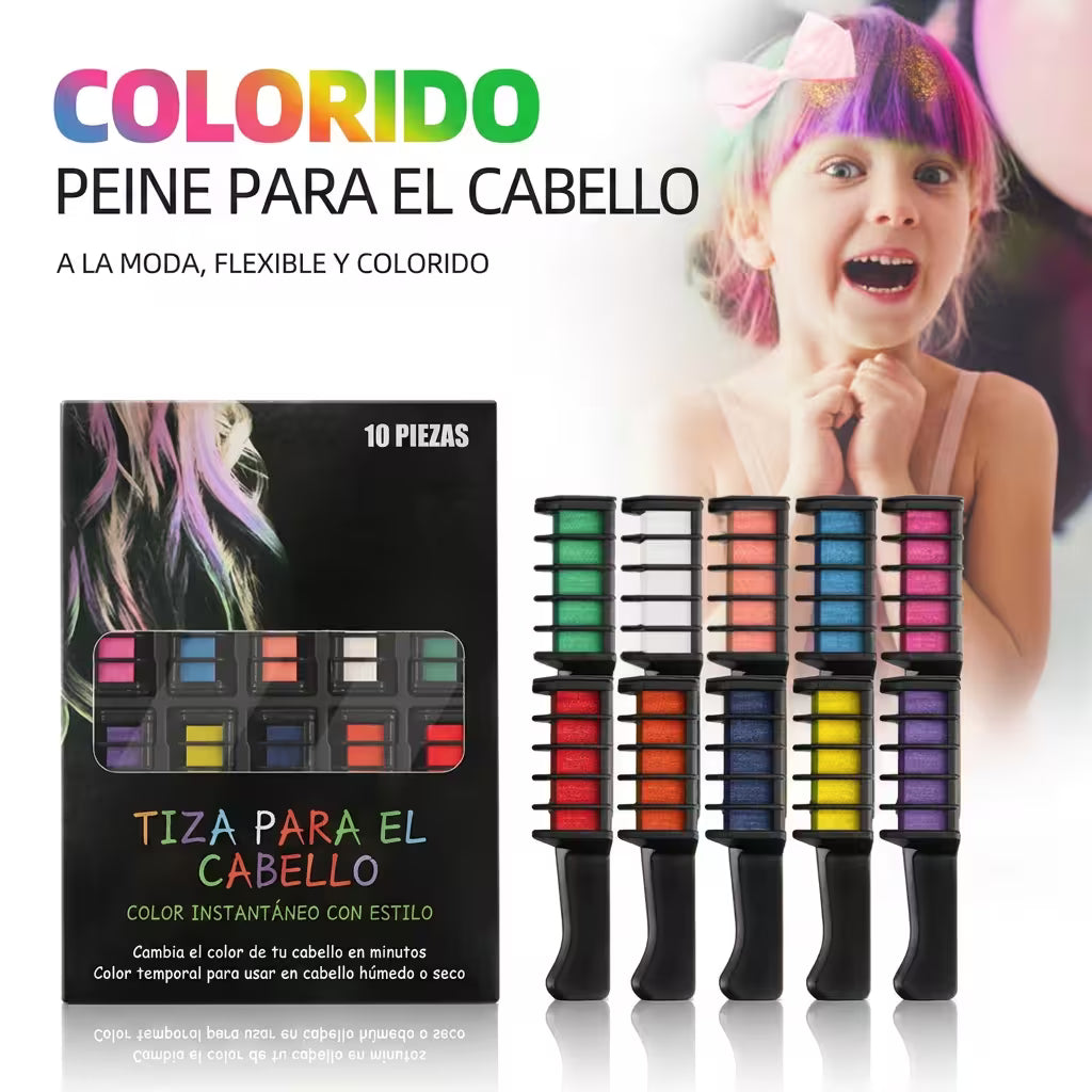 peines color para cabello Temporal