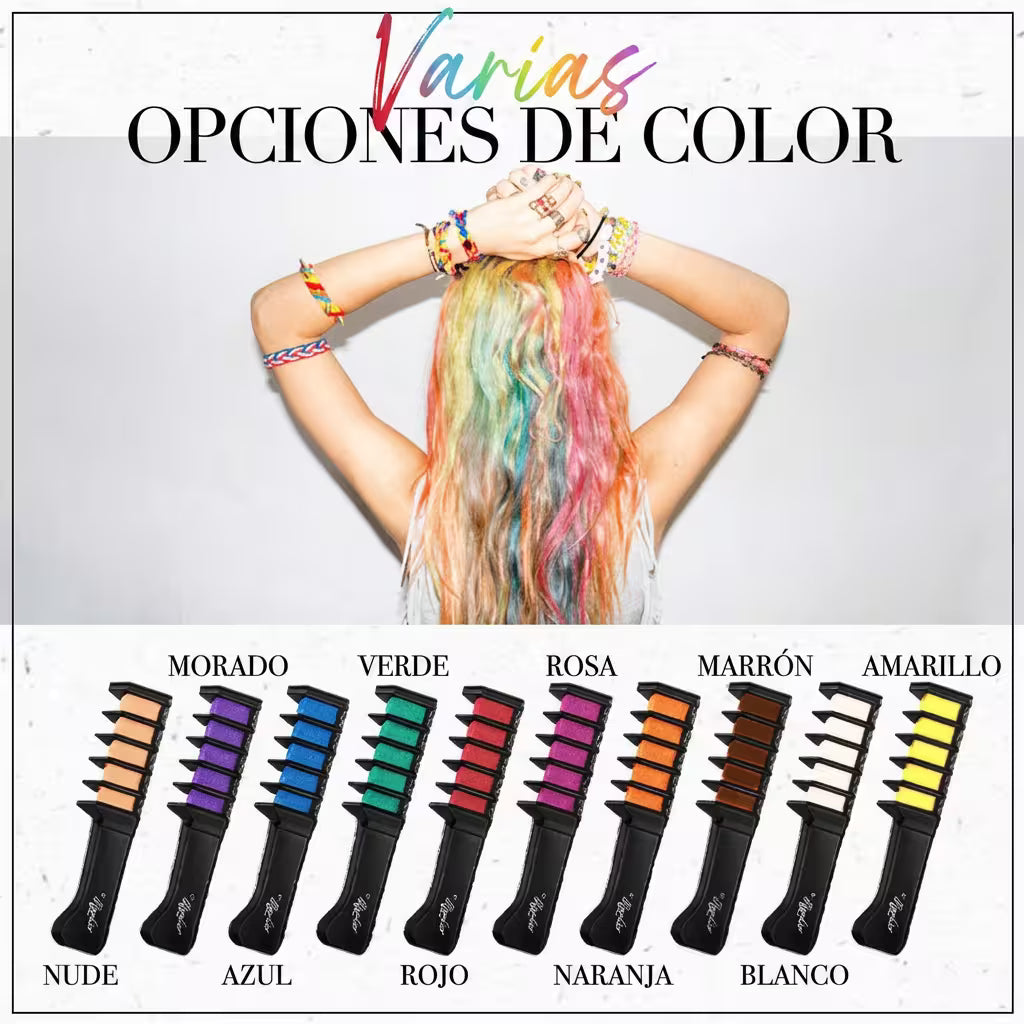 peines color para cabello Temporal