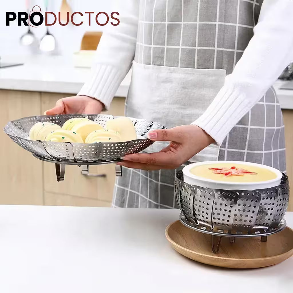 SOPORTE AL VAPOR, CESTA DE FRUTAS